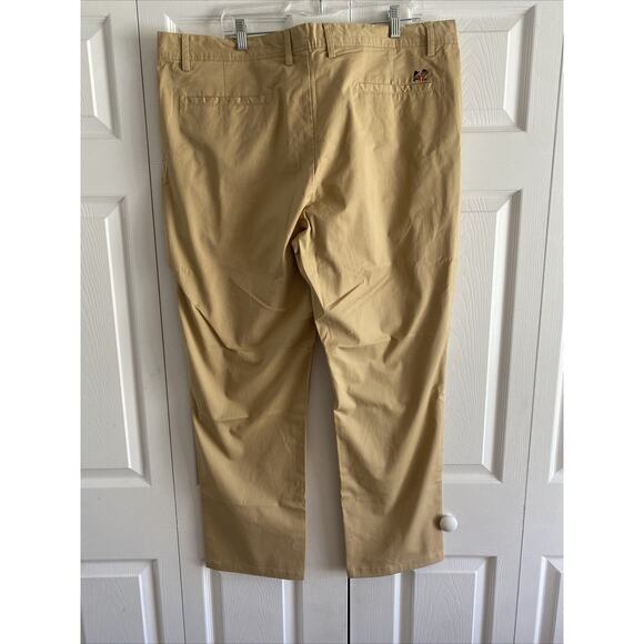 Kent & Park Mens 42x32 Khaki Chino Flat Front‎ NEW - Picture 5 of 7